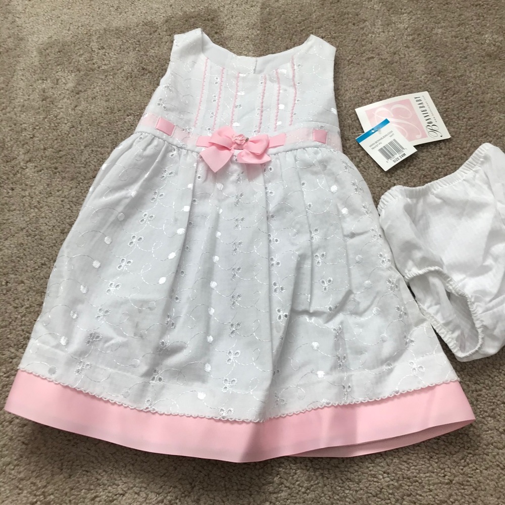NWT Baby Girl dress and diaper cover